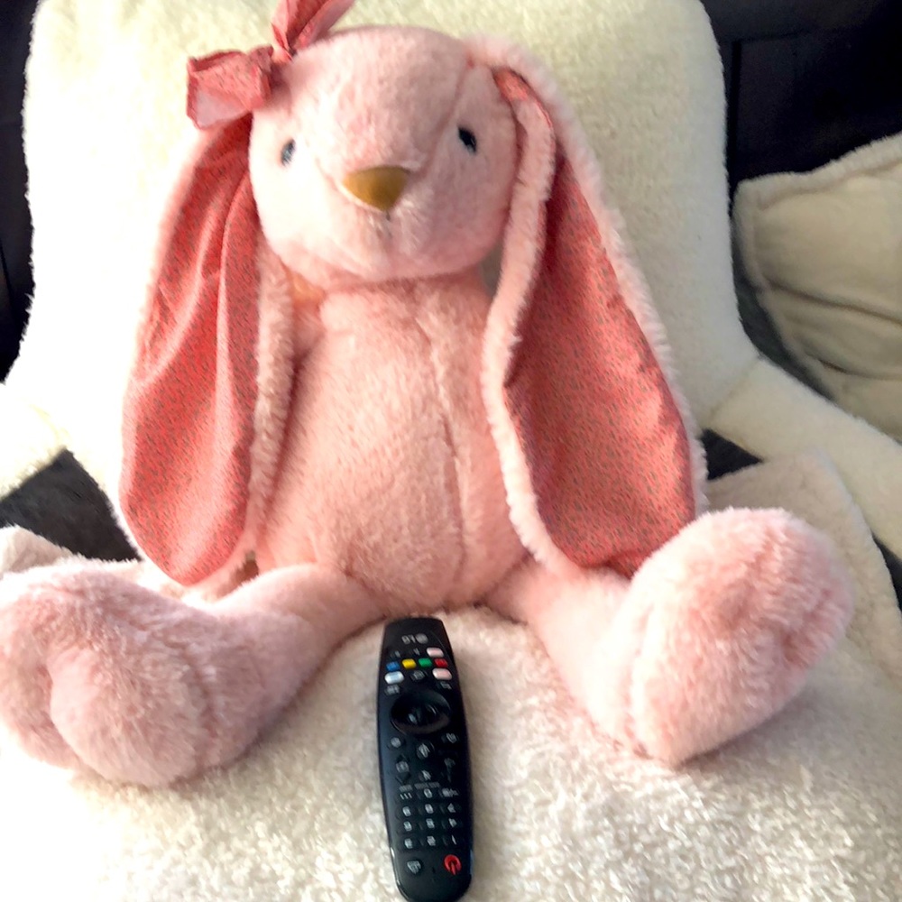 Pink Easter bunny